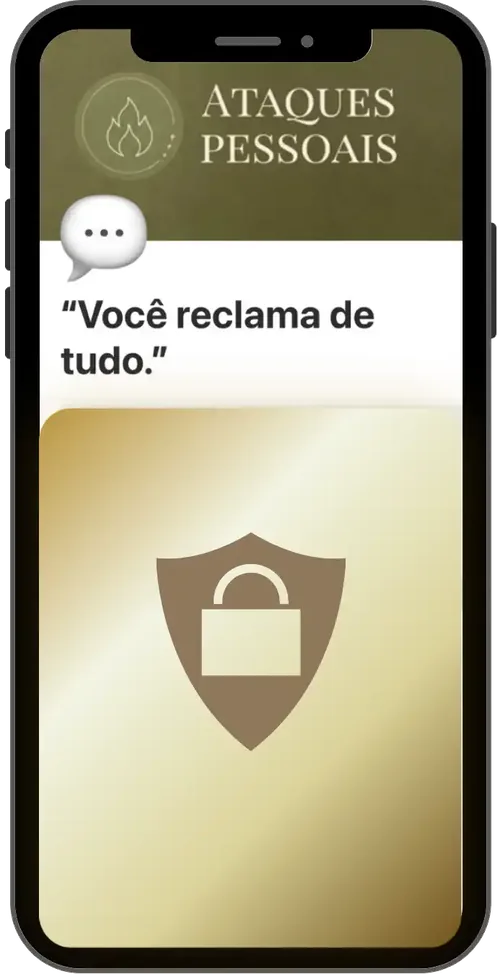Você reclama de tudo.