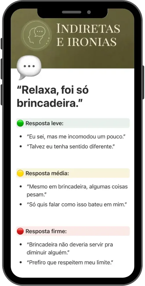 Relaxa, foi só brincadeira.