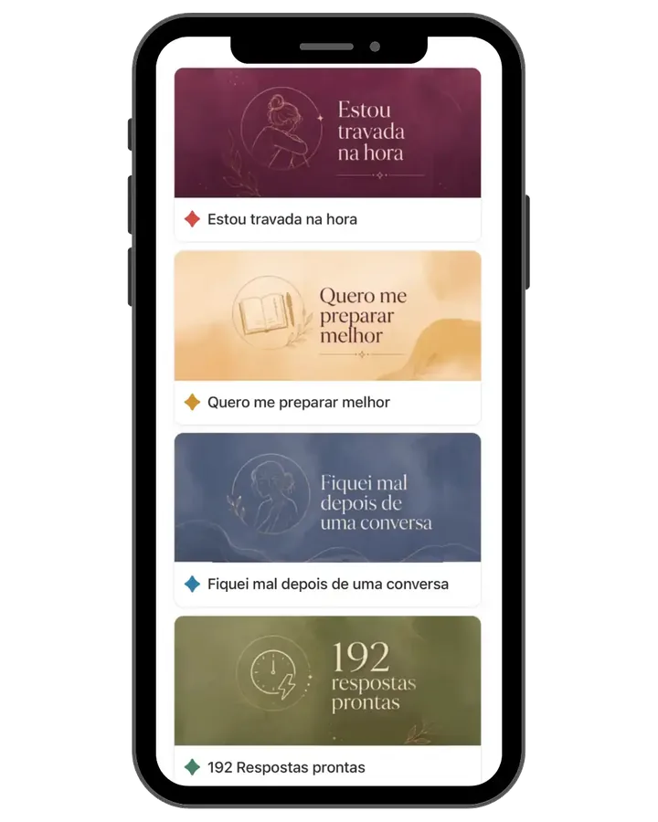 Semáforo da situação — 4 categorias emocionais